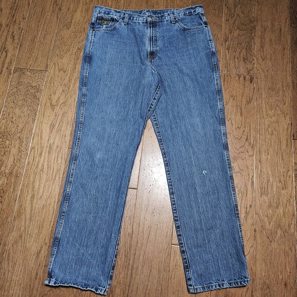 Cinch Green Label Relaxed Fit Western Cowboy Denim Jeans Mens 40x36 MB90530002 - Picture 1 of 9